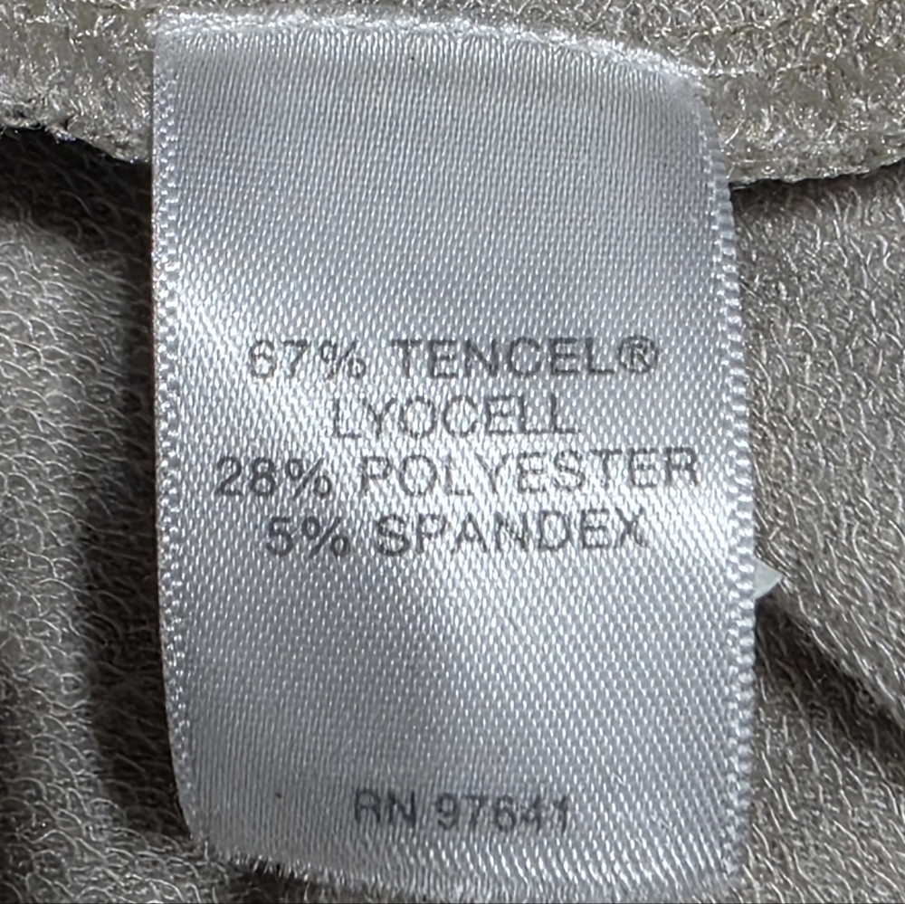 EUC J.JILL PURE JILL LUXE TENCEL MOCK NECK MAXI DRESS TAUPE SZ L - Picture 9 of 10